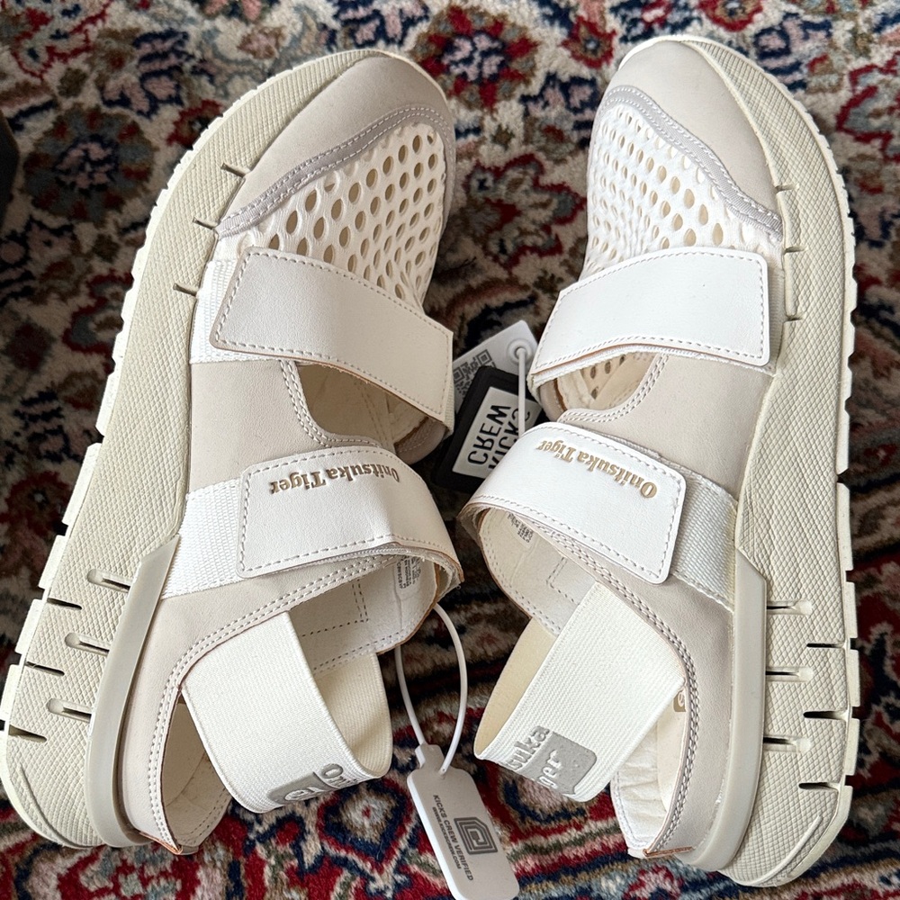 Onitsuka Tiger by Asics Women's cream colored Rebillac Sandals - Picture 4 of 10